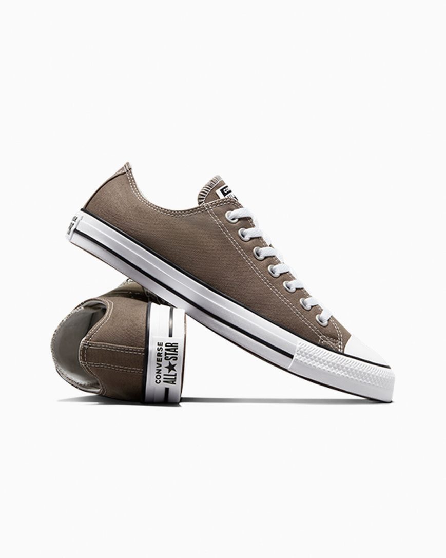 Tenis Converse Chuck Taylor All Star Classicos Cano Baixo Masculino Cinzentas Escuro | PT N0307T1